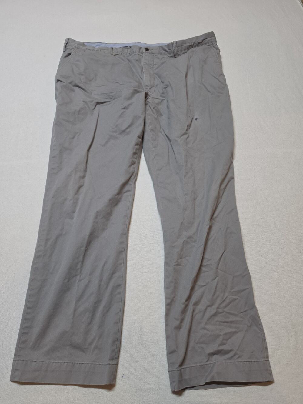 Polo Ralph Lauren Men’s Chino Pants Size 44x32 Gray Classic Fit Flat Front
